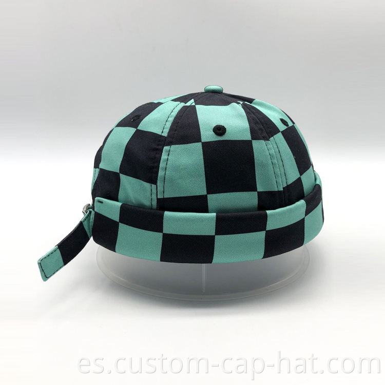 Checkered Sailor Hat